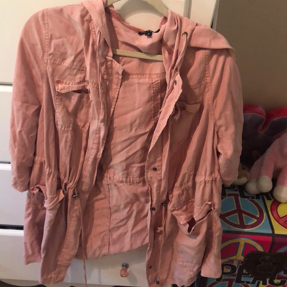 pink fatigue jacket